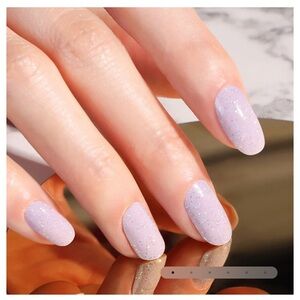 Color Street Lilac Glitter Nail Strips